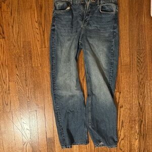 Zara Men's Straight Fit Blue Jeans